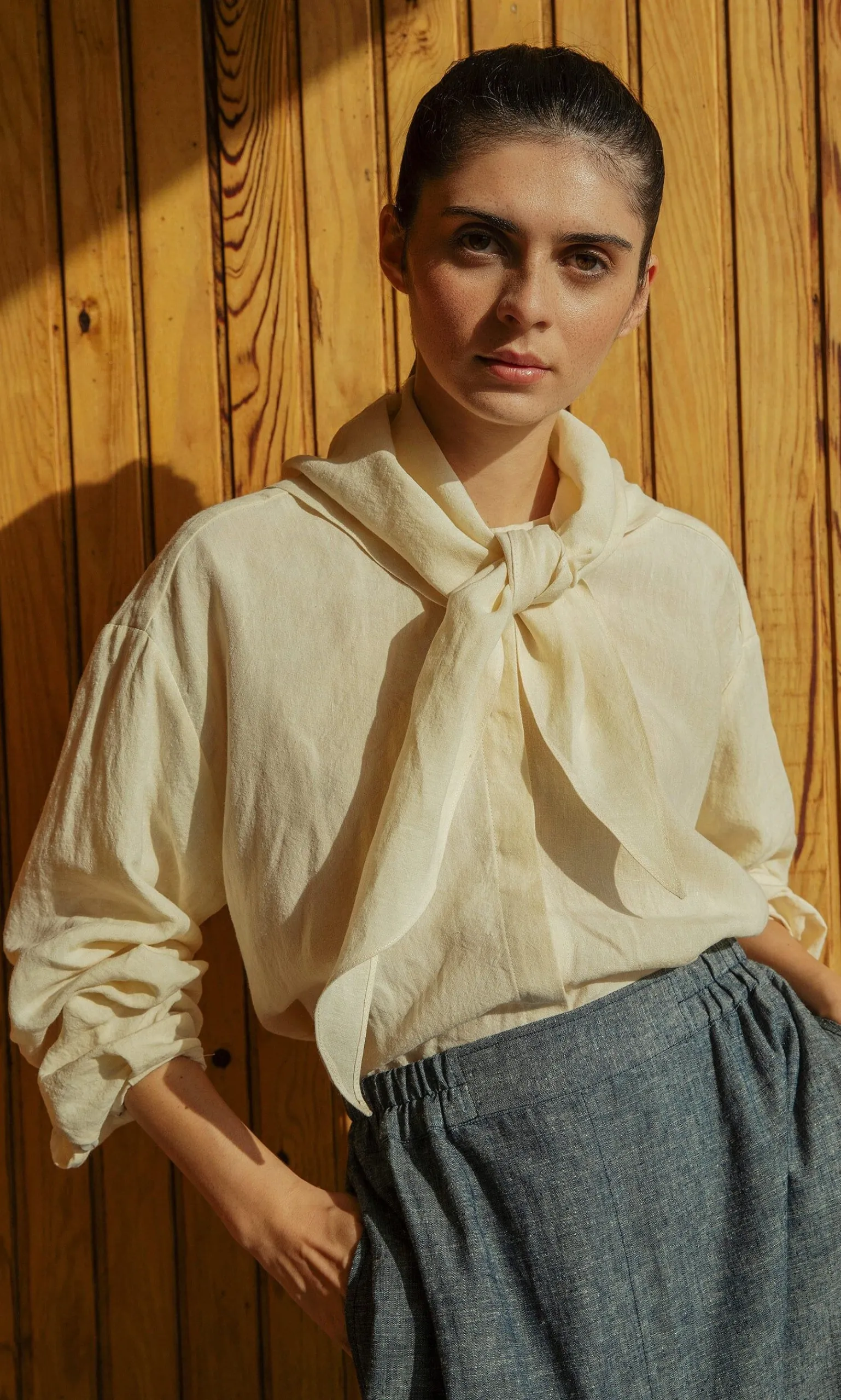 Anchor Blouse - Milk>Plümo Studio Hot