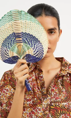 Aqua Hand Fan>Plümo Clearance