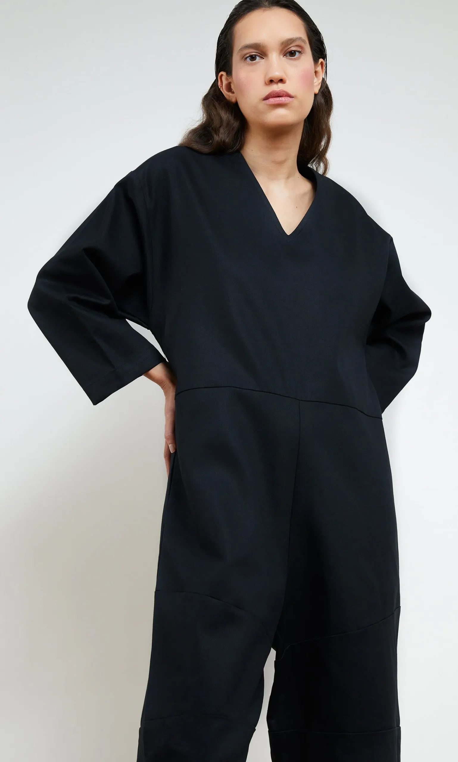 Blackish Overalls - Long Sleeve>Plümo Studio