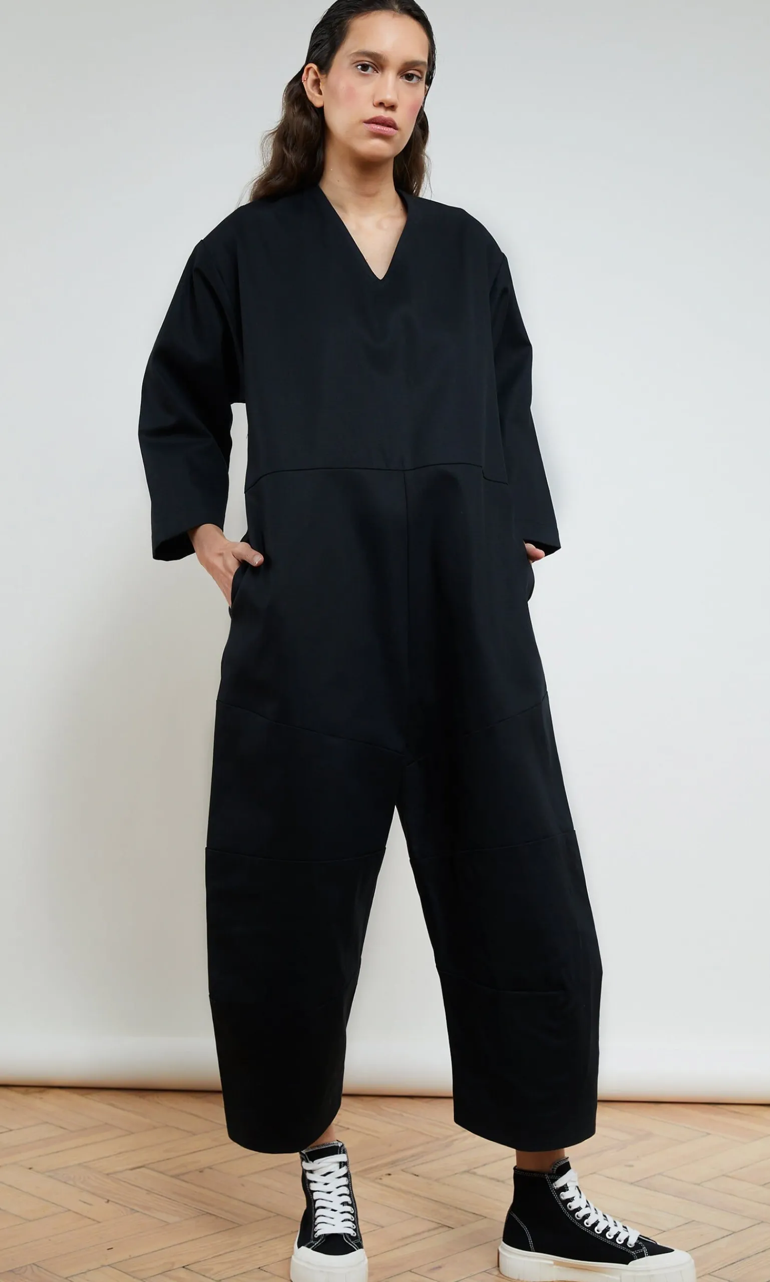 Blackish Overalls - Long Sleeve>Plümo Studio