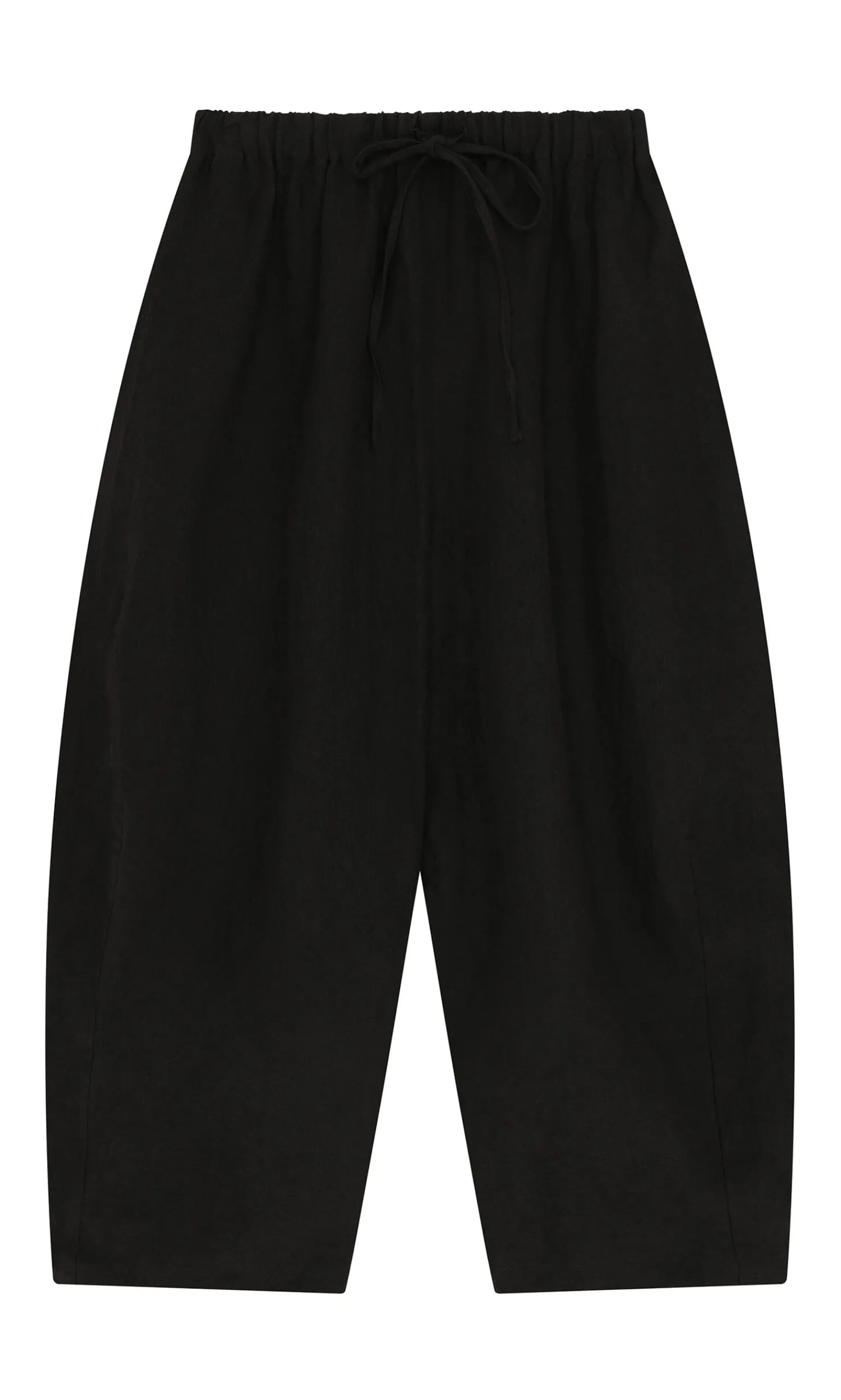 Butoni Pants - Black Linen>Plümo Studio Hot