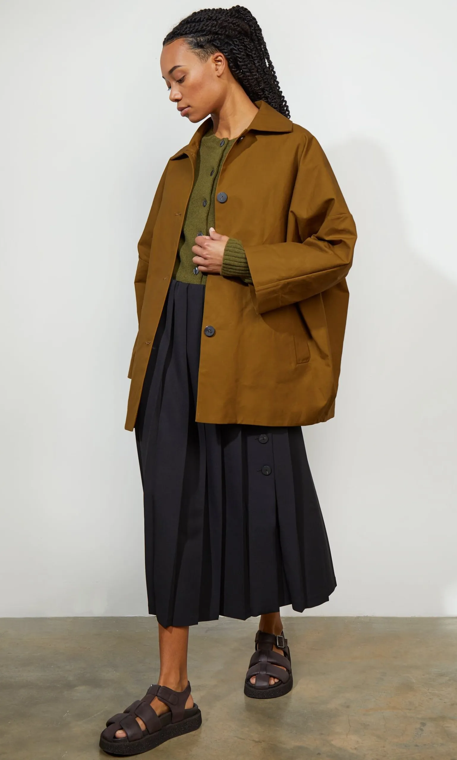 Carr Waxed Coat>Plümo Studio Online