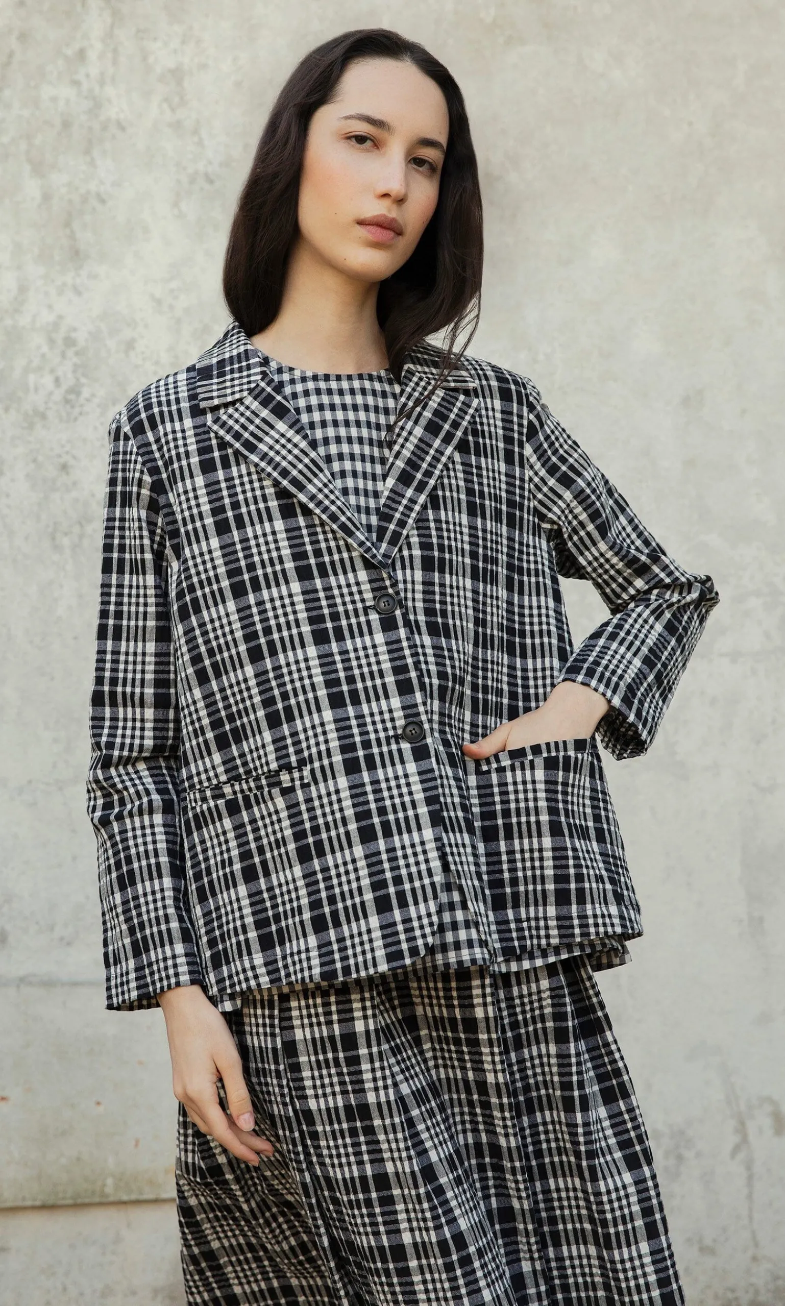 Corta Check Jacket>Neirami Online