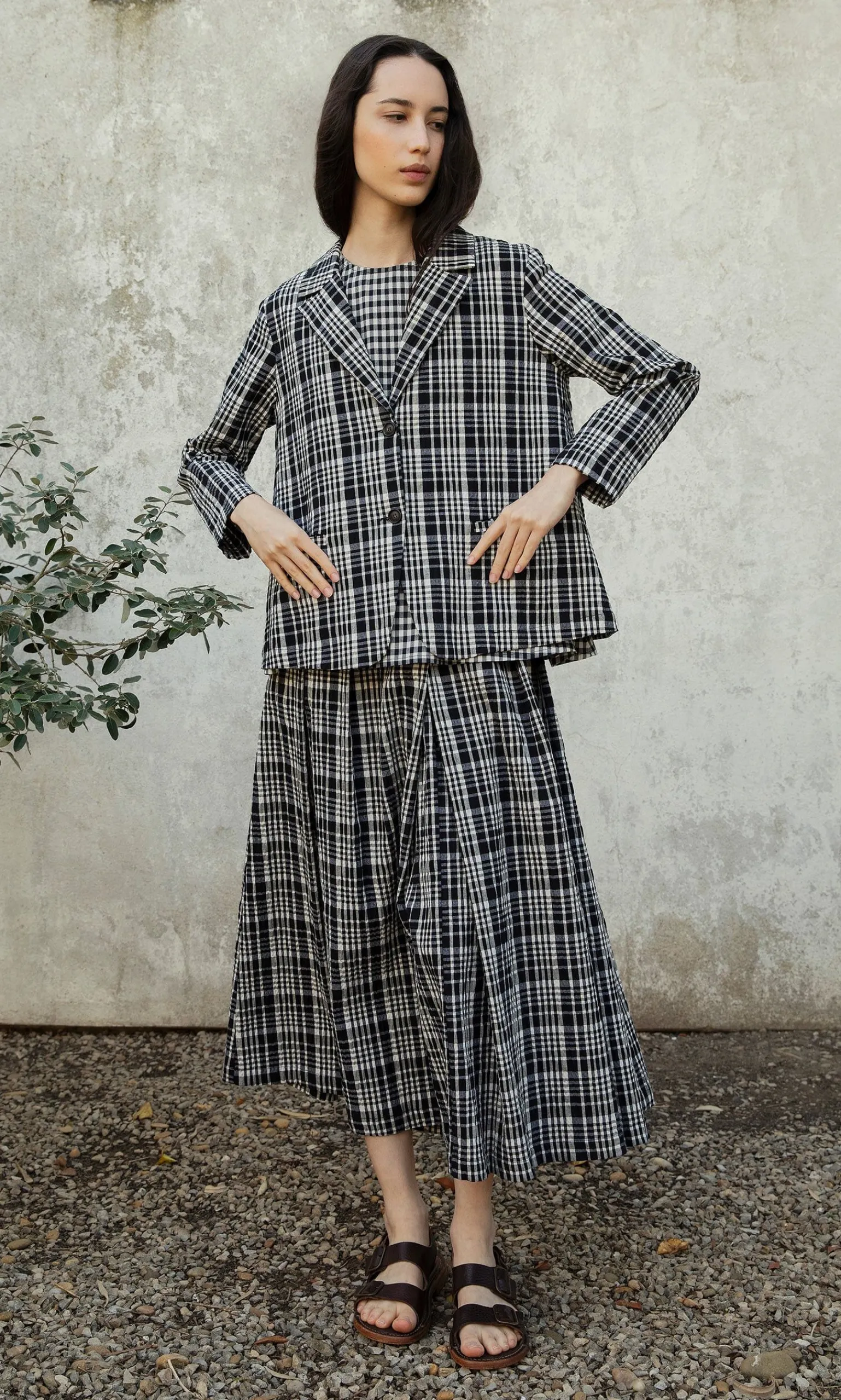 Corta Check Jacket>Neirami Online