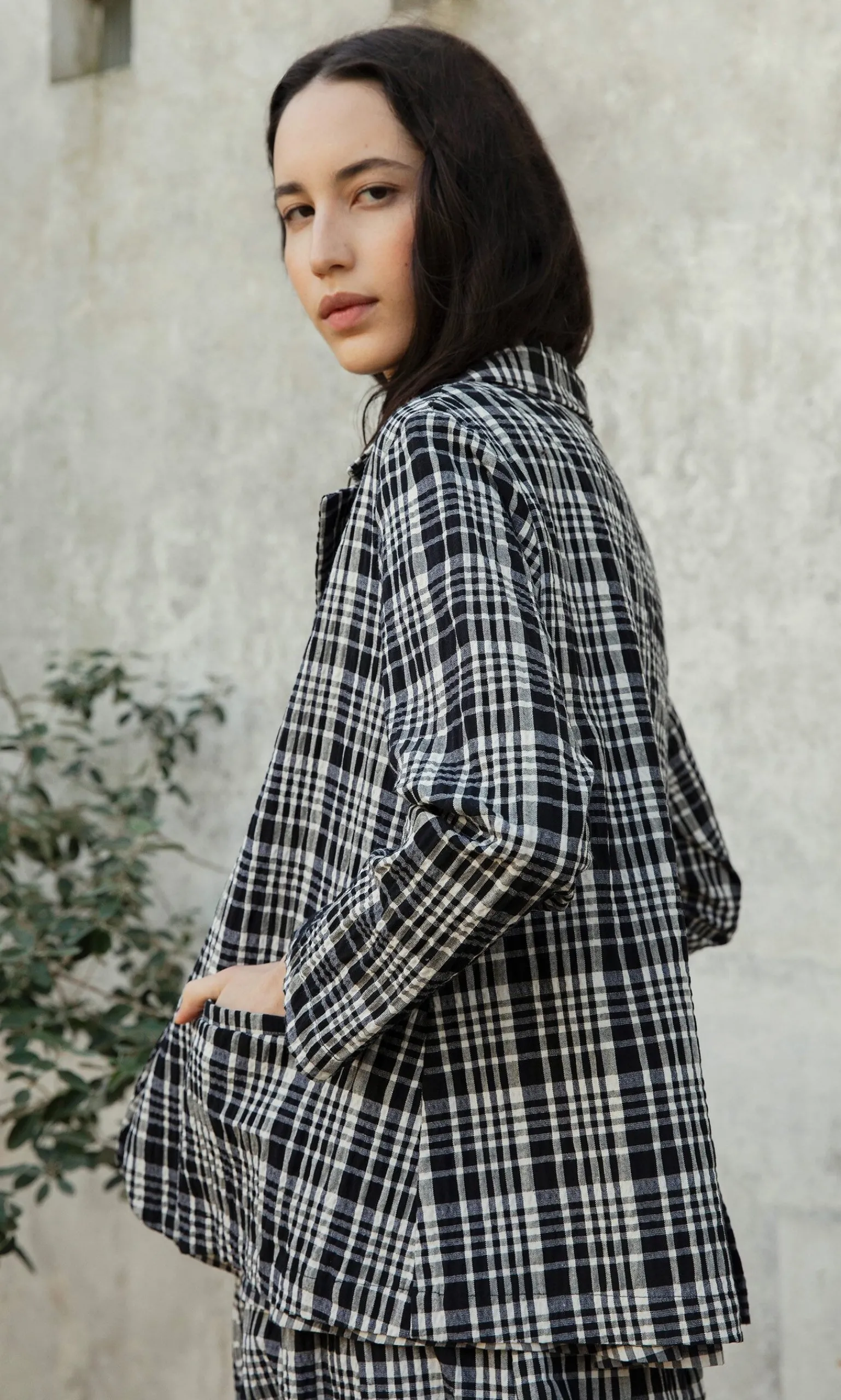 Corta Check Jacket>Neirami Online