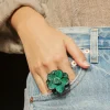 Daisy Leather Ring>Plümo Sale