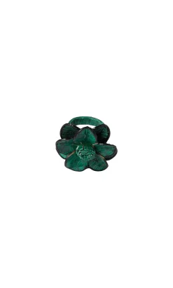 Daisy Leather Ring><noscript><img width=