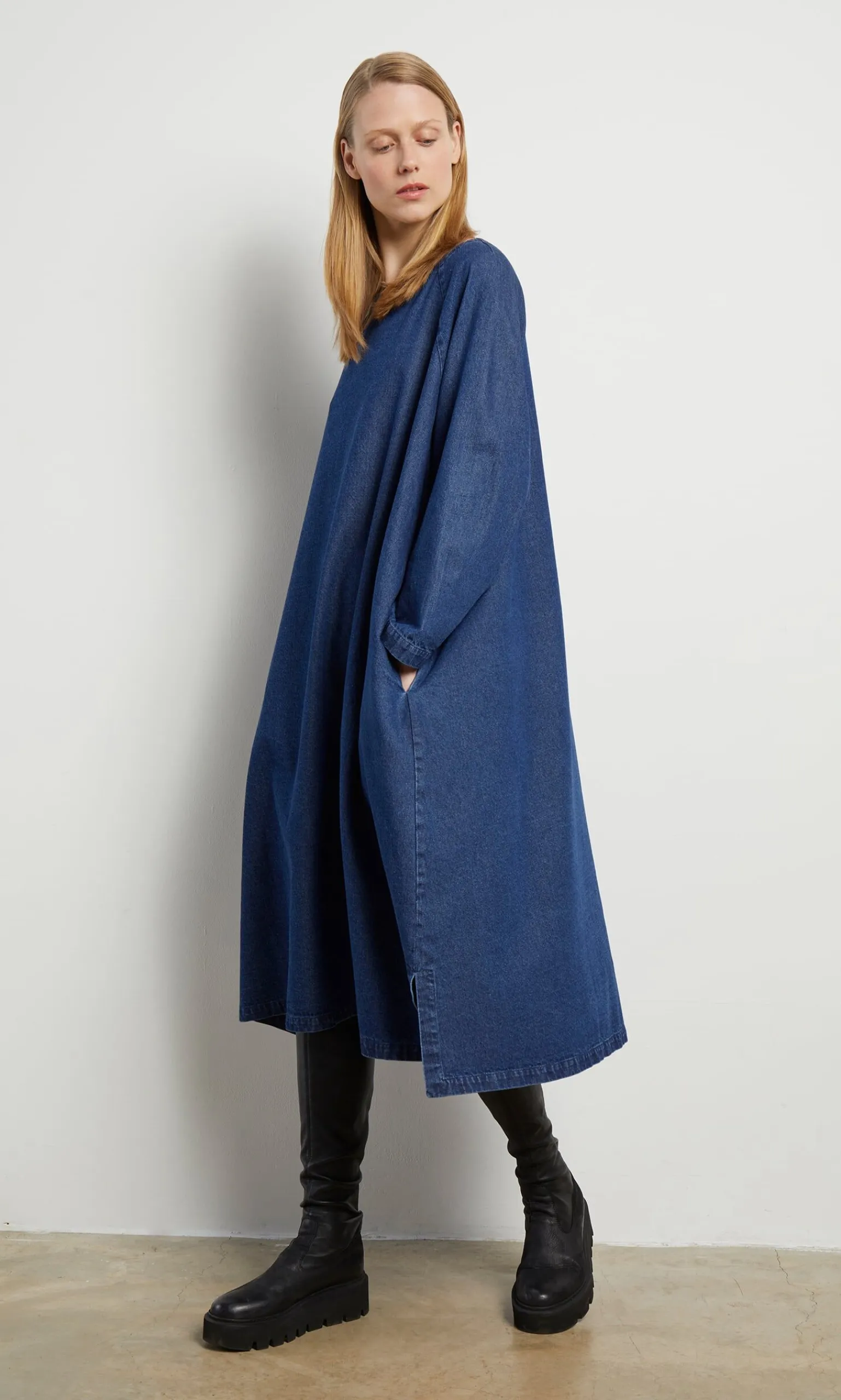 Denim Marsell Dress>Plümo Studio Clearance