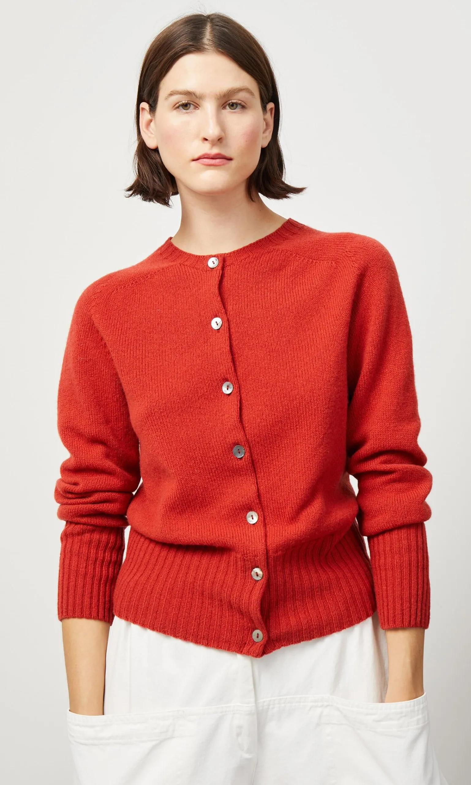 Derby Cardigan - Red Dulse>Plümo Studio Sale