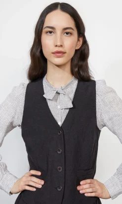 Frida Waistcoat - Black><noscript><img width=
