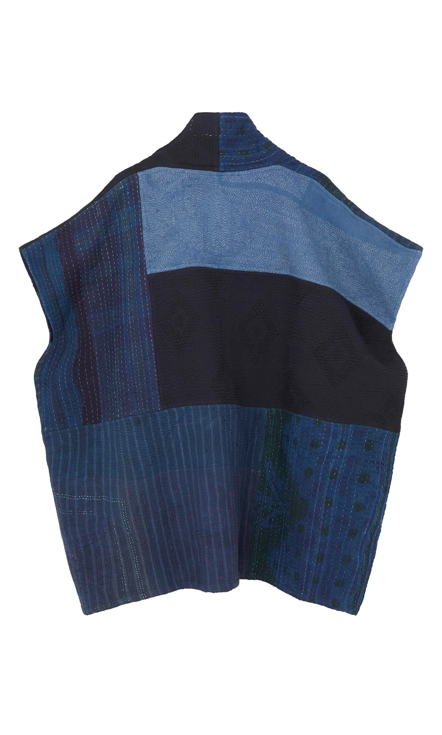 Indigo Patch Kimono>Plümo Sale