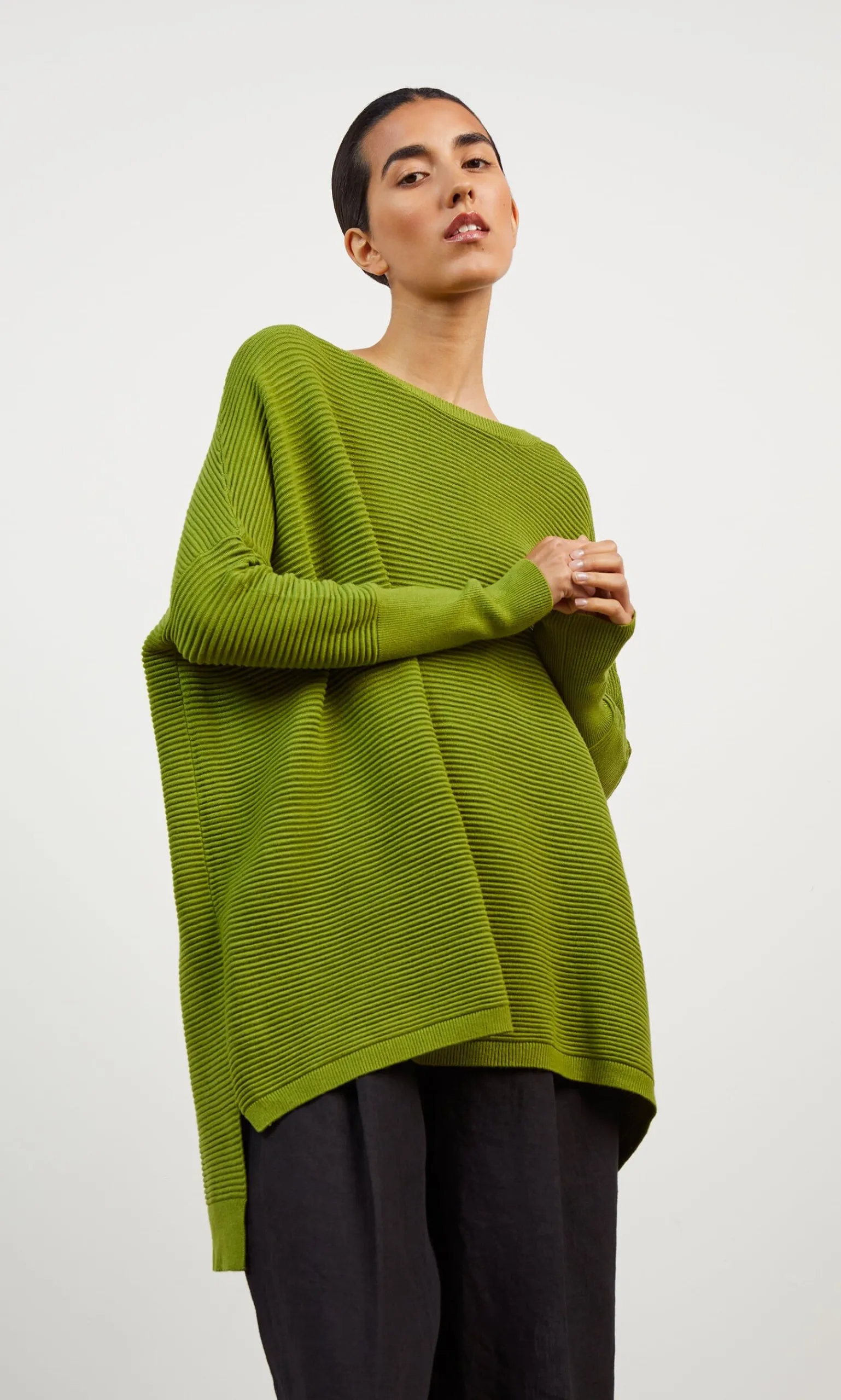 Jack Sweater - Apple Green>Plümo Studio Online