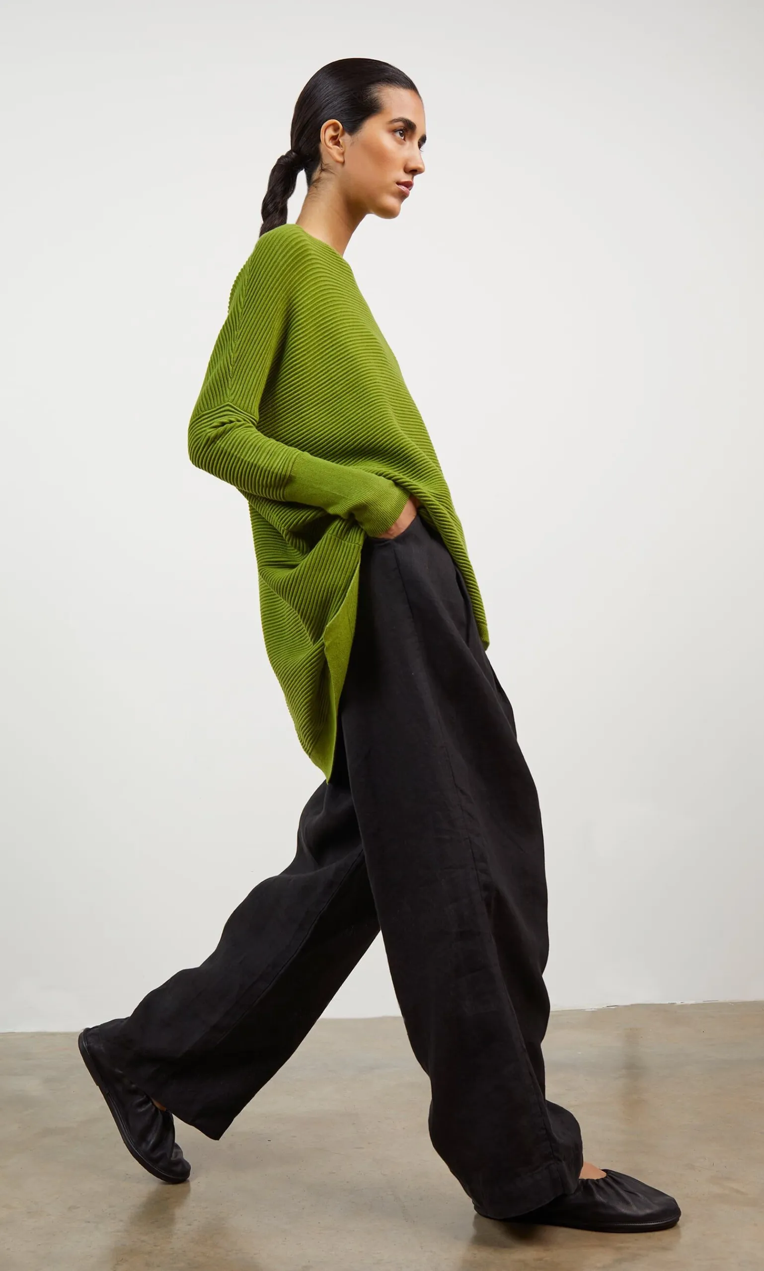 Jack Sweater - Apple Green>Plümo Studio Online
