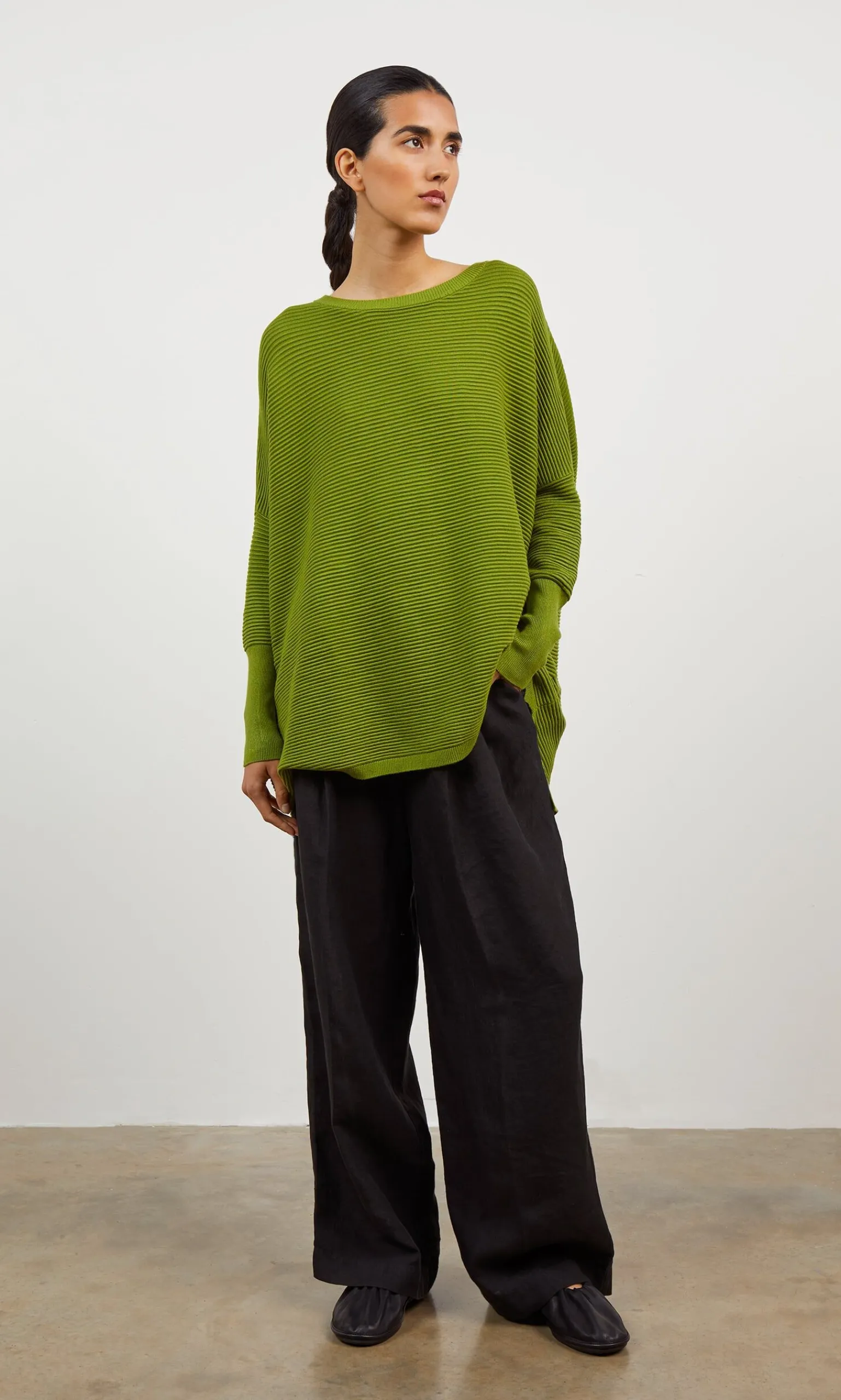 Jack Sweater - Apple Green>Plümo Studio Online