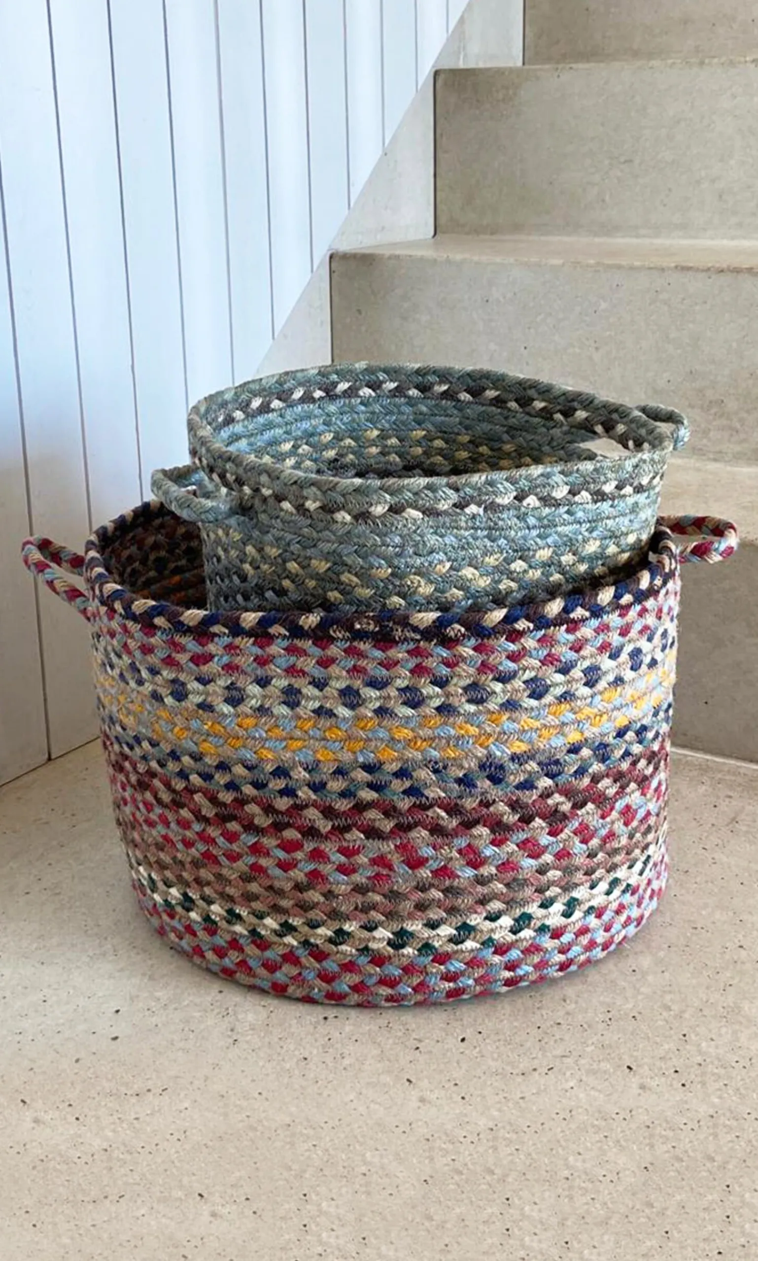 Large Woven Basket - Dusk>Plümo