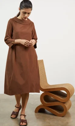 Malt Rollneck Dress>Plümo