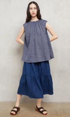 Marie Top - Pinstripe><noscript><img width=