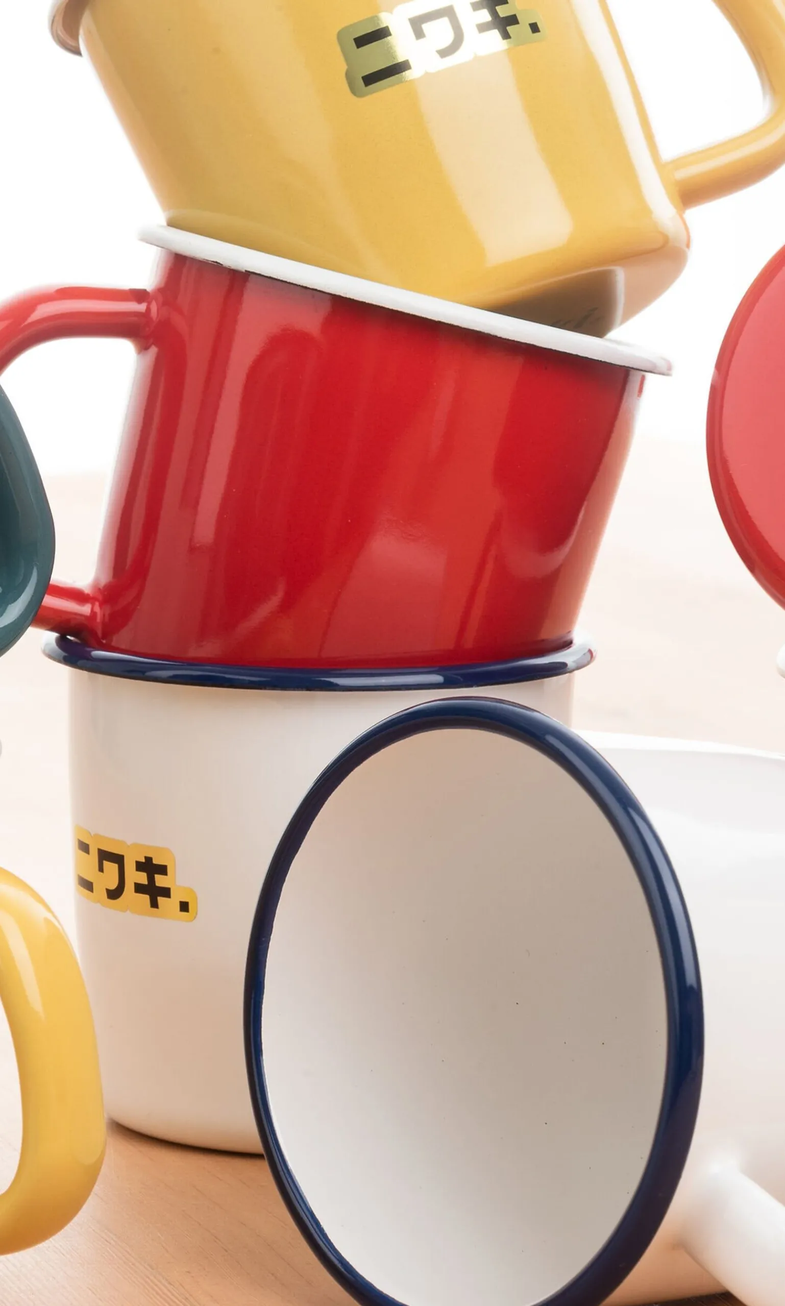 Mustard Yellow Enamel Mug>Plümo Online