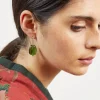 Myra Glass Earrings>Plümo Online
