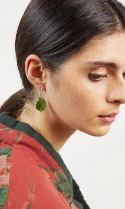 Myra Glass Earrings>Plümo Online