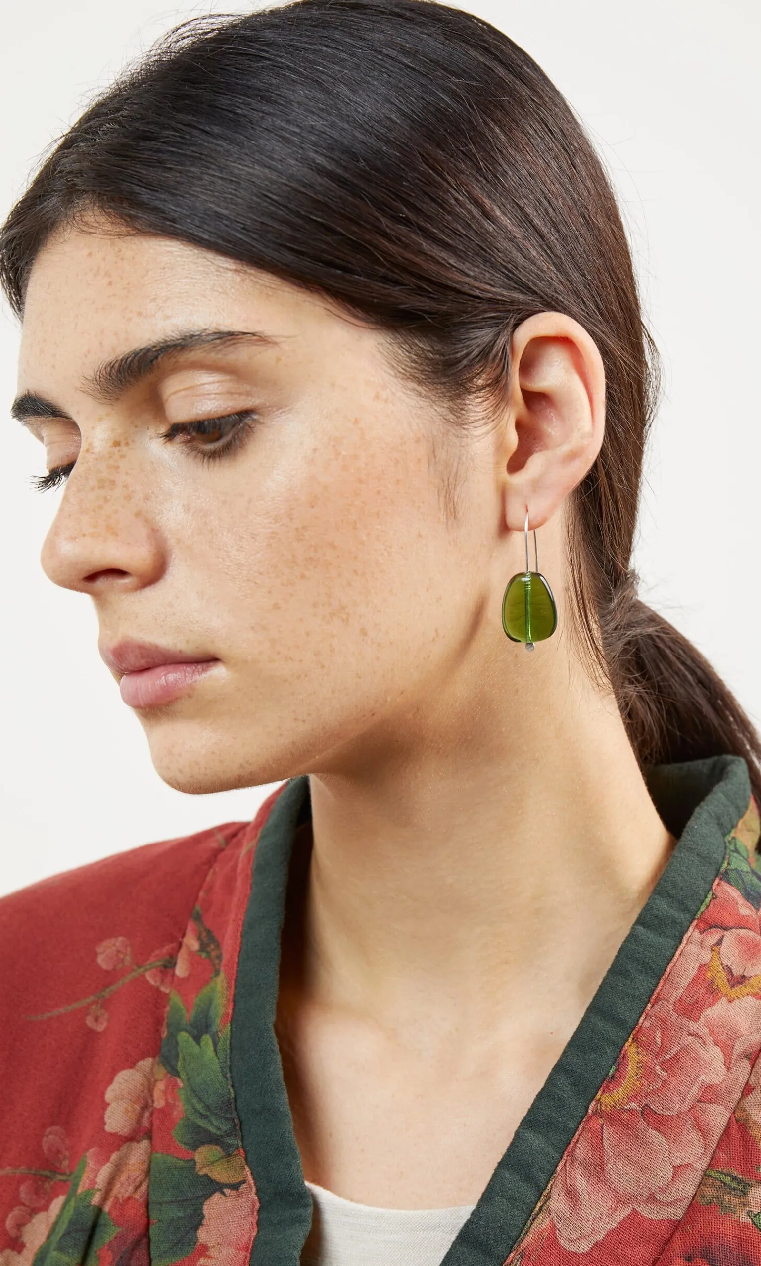 Myra Glass Earrings>Plümo Online