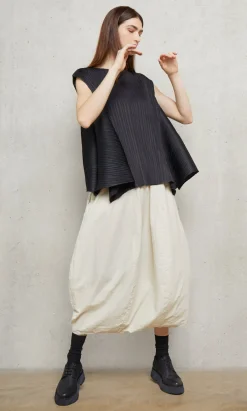 Nero Pleat Top>Plümo Discount