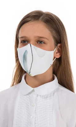 Organic Linen Kids Mask Water Colour><noscript><img width=
