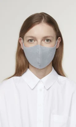 Organic Linen Mask - Grey Skies>Plümo Online