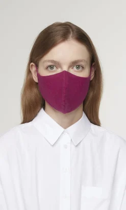 Organic Linen Mask - Hibiscus>Plümo Hot
