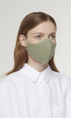 Organic Linen Mask - Leaf>Plümo Discount