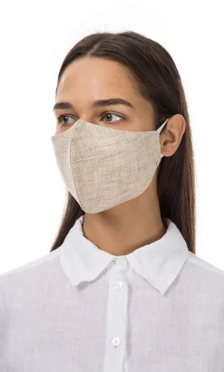 Organic Linen Mask - Oat><noscript><img width=