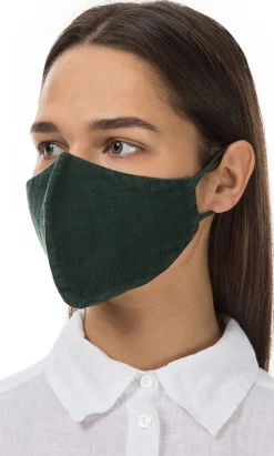 Organic Linen Mask Spruce><noscript><img width=