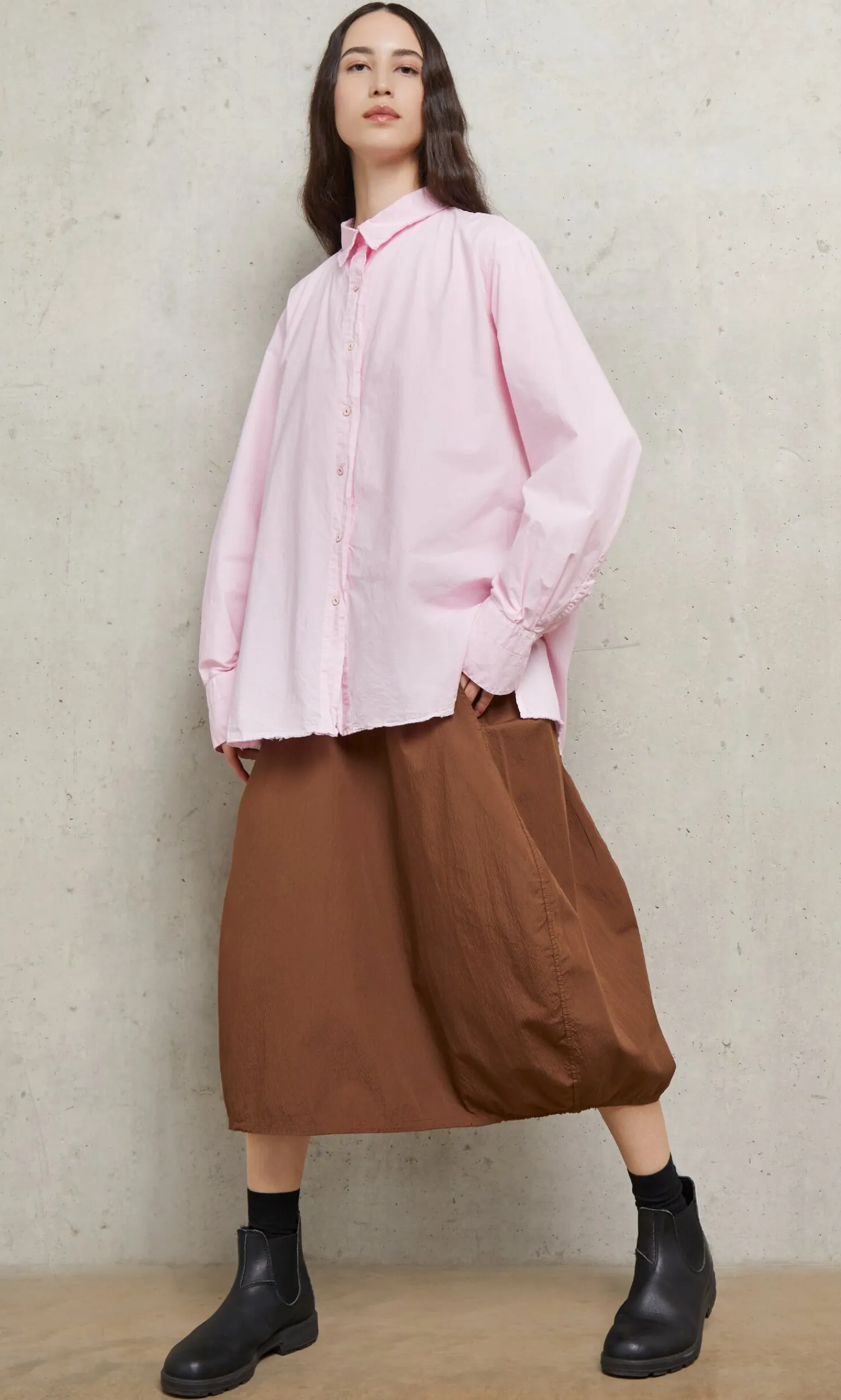 Oversized Pink Shirt>Hannoh Wessel Hot