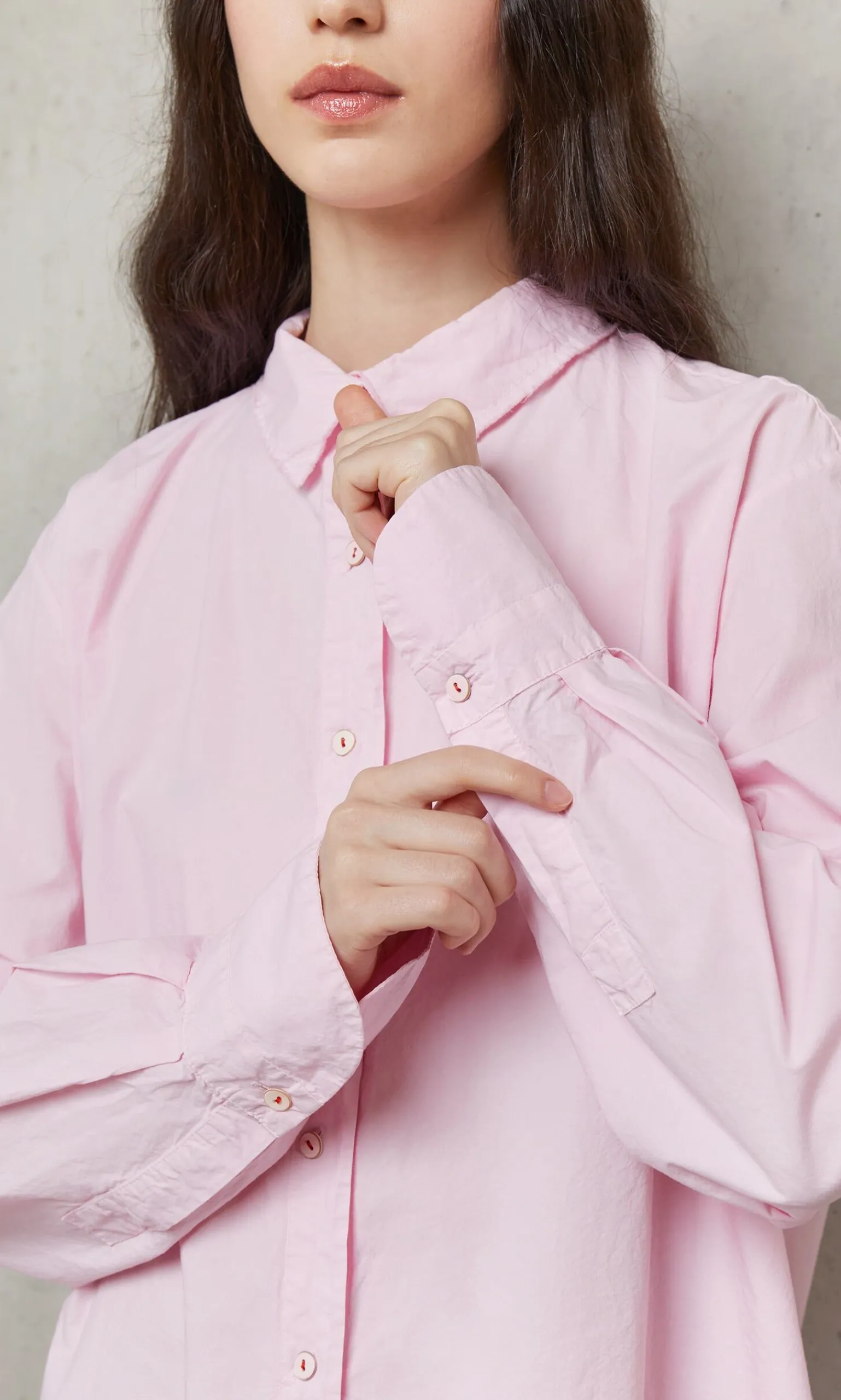 Oversized Pink Shirt>Hannoh Wessel Hot