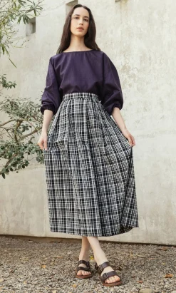 Plaid Check Skirt>Neirami Sale