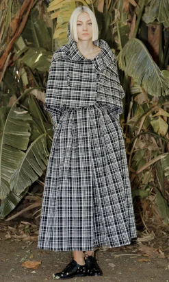 Plaid Check Skirt><noscript><img width=