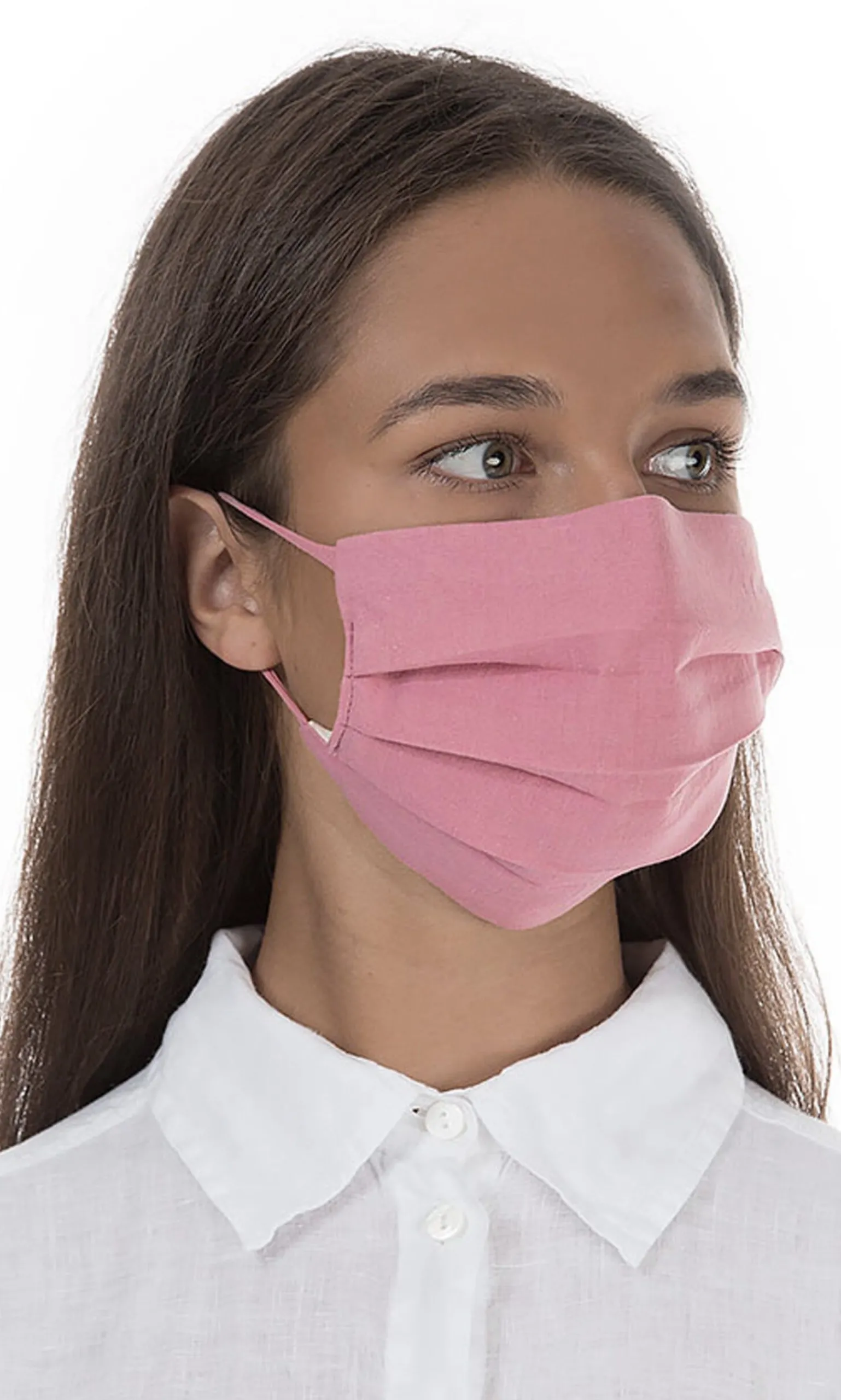 Pleated Face Mask & Pouch - Rose>Plümo Best