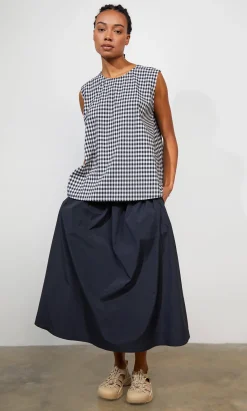 Serena Top - Gingham>Plümo Studio Clearance