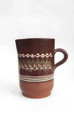 Tall Glazed Jug - Chocolate>Plümo Clearance