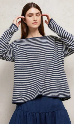 Tibber Stripe Jumper>Plümo Sale