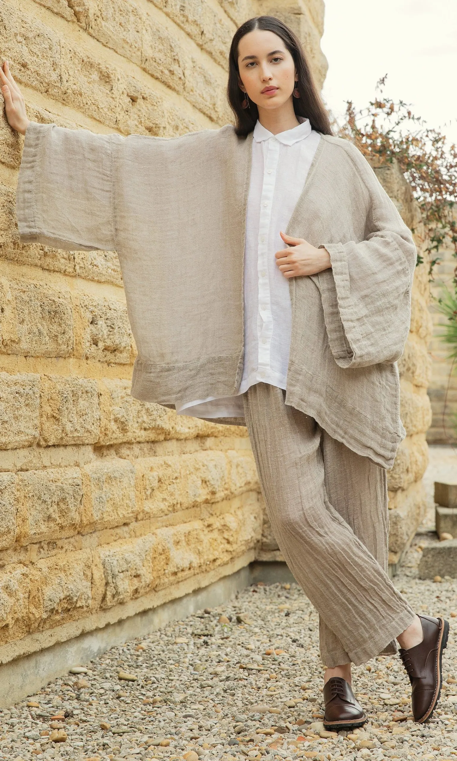 Tinos Linen Shrug>Plümo Clearance