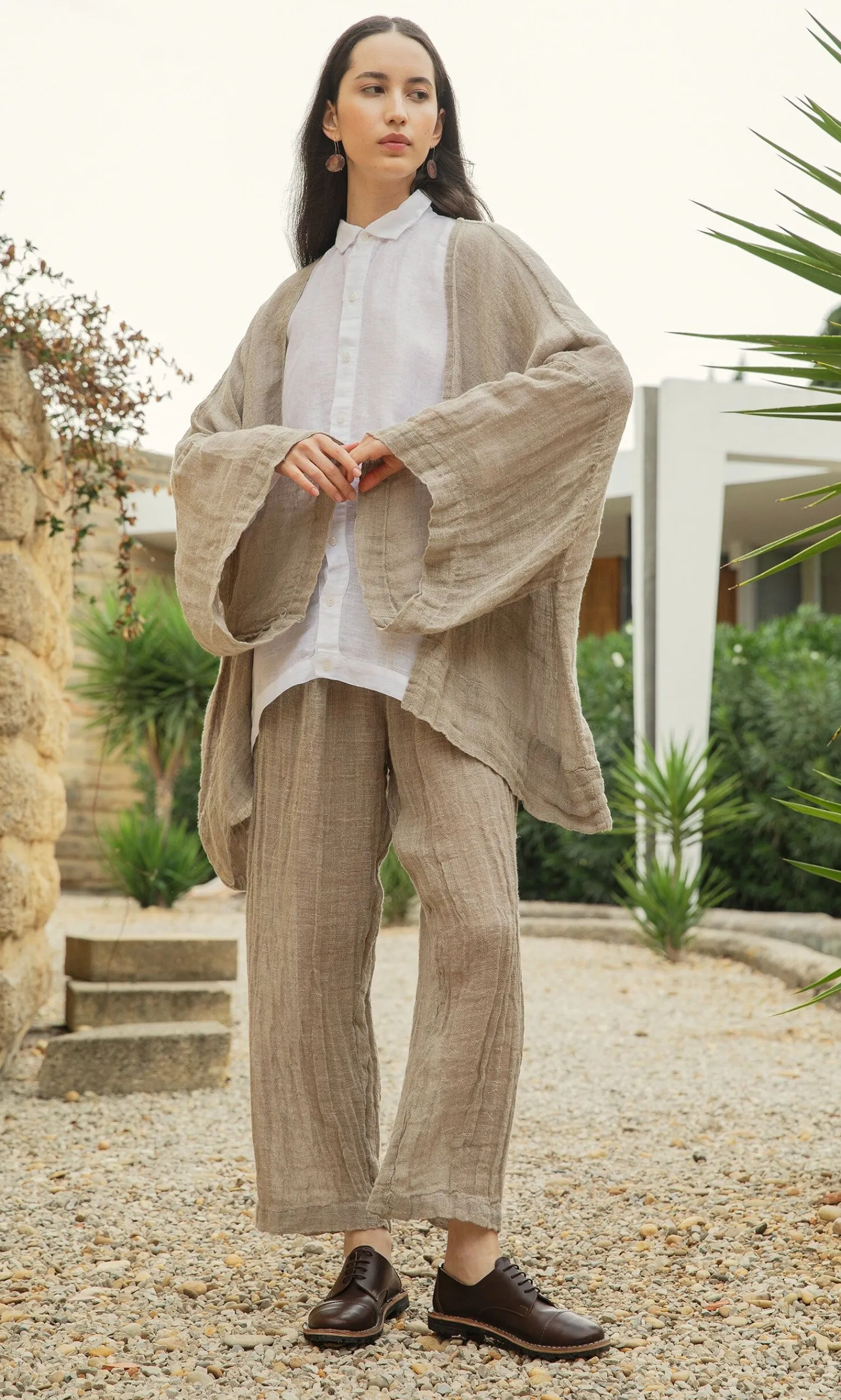 Tinos Linen Shrug>Plümo Clearance