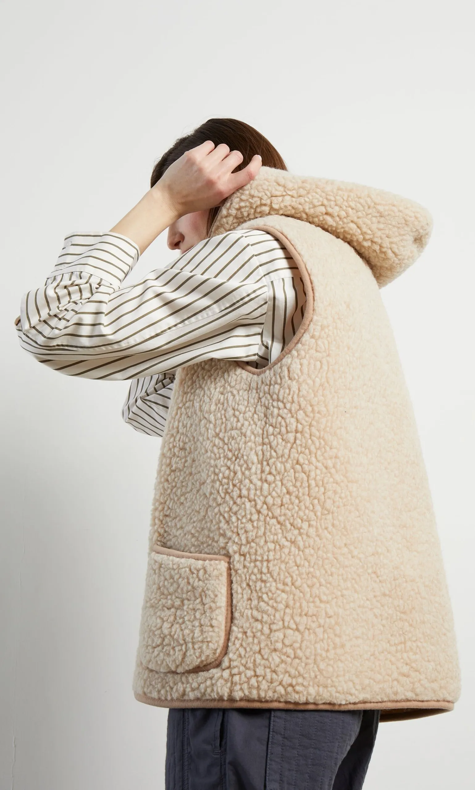 Wool Gilet - Natural>Plümo Best