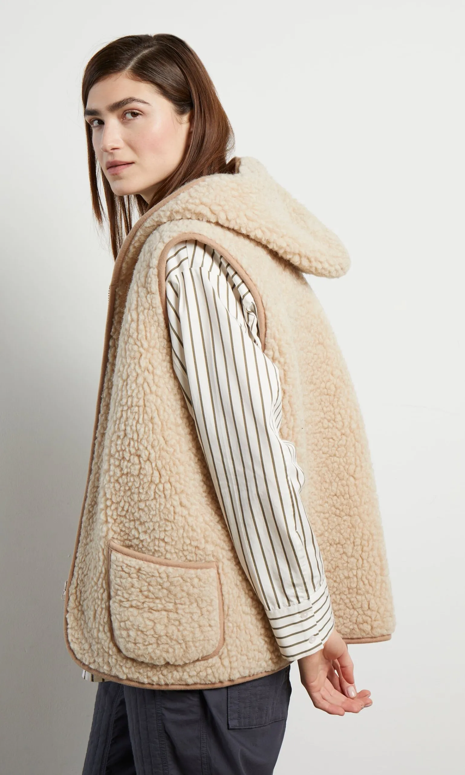 Wool Gilet - Natural>Plümo Best