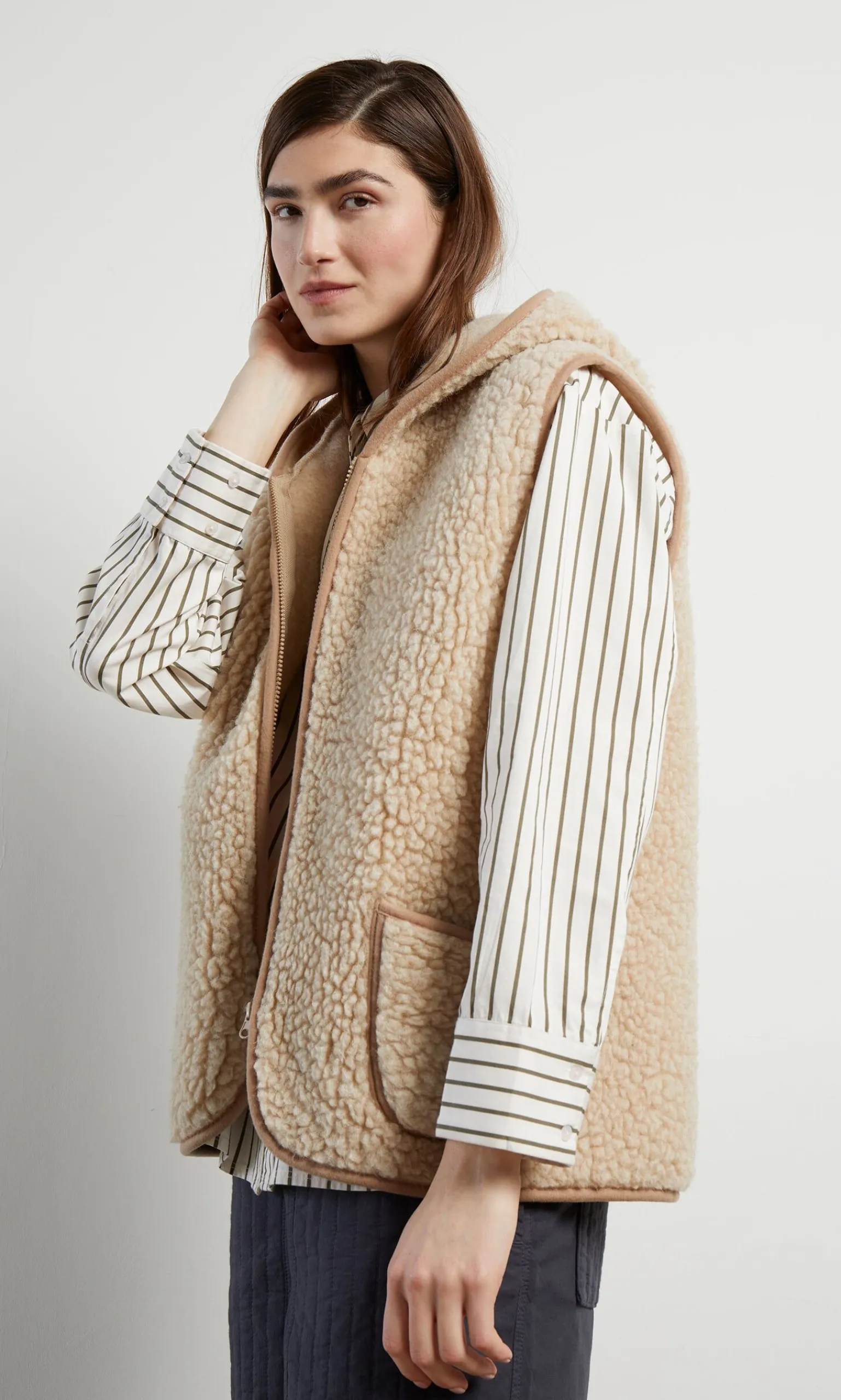 Wool Gilet - Natural>Plümo Best