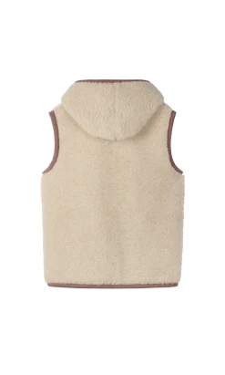 Wool Gilet - Natural><noscript><img width=