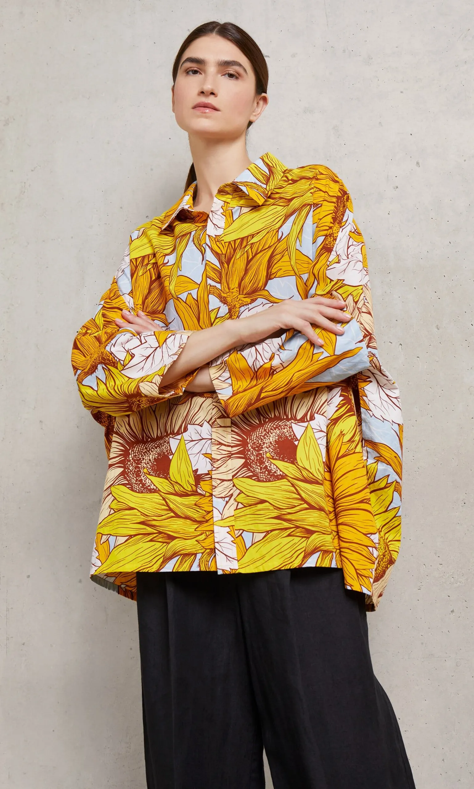 Yellow Sunflower Shirt>Plümo Best