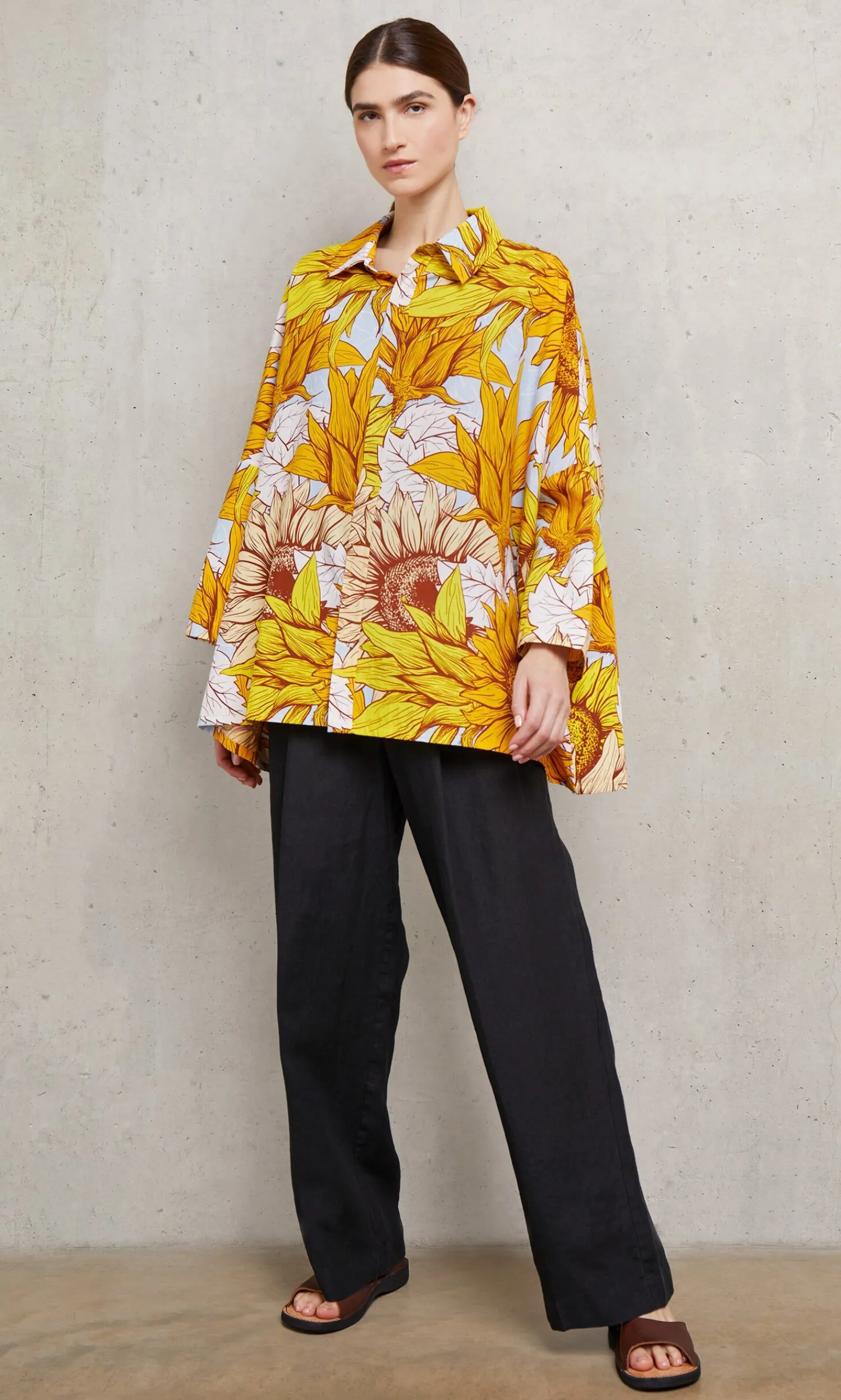 Yellow Sunflower Shirt>Plümo Best